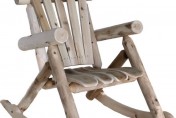 Lakeland Mills Outdoor Rustic Cedar Log Rocking Chair