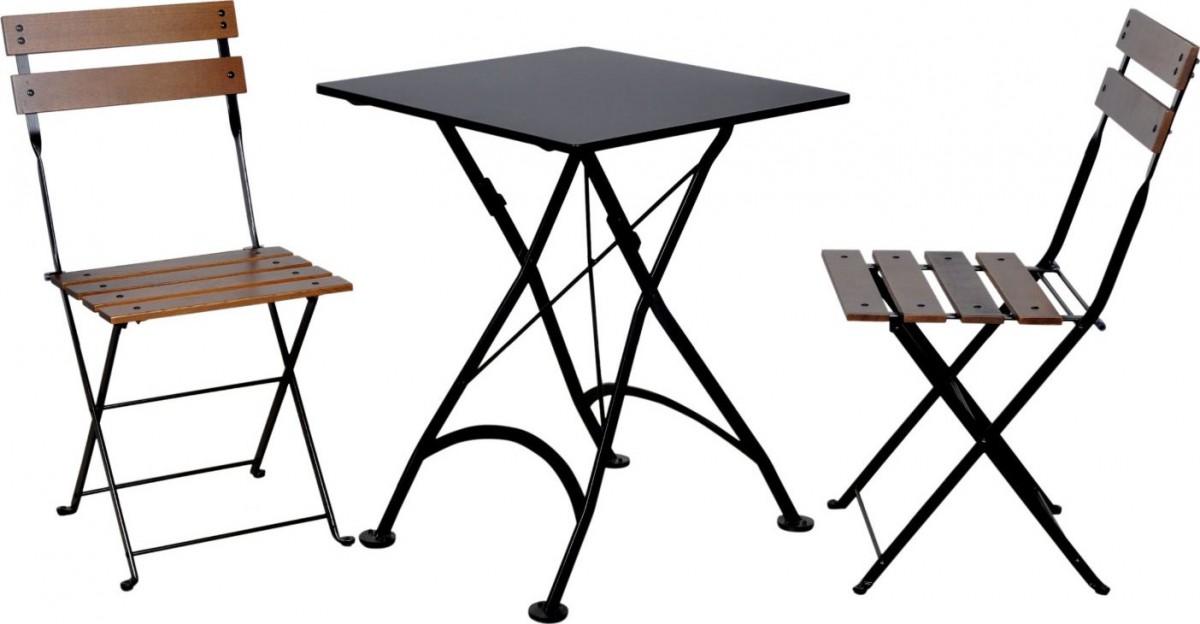 Furniture DesignHouse 24″ Square Folding Bistro Table